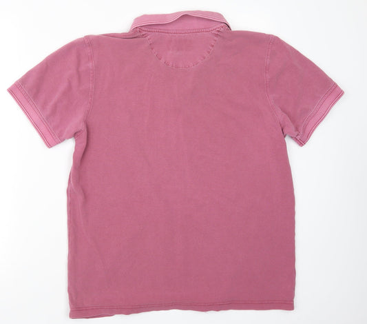 South Coast Mens Pink Polo Size L