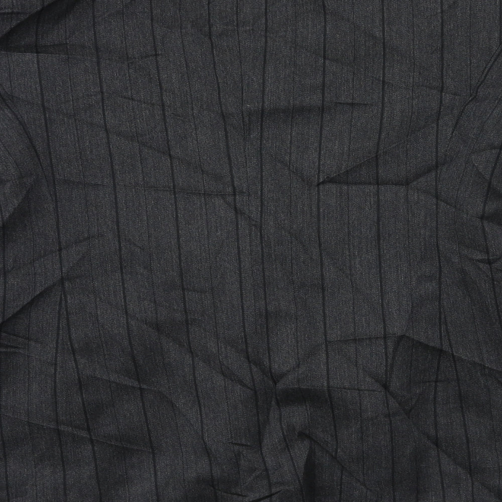 Country Casuals Womens Grey Striped Jacket Suit Jacket Size 12