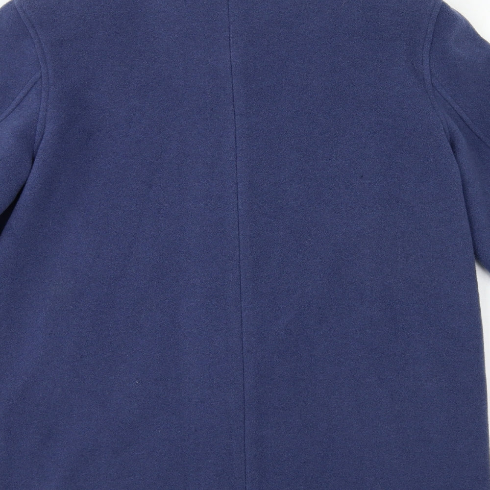 Womens UK Size 12 EWM Blue Overcoat