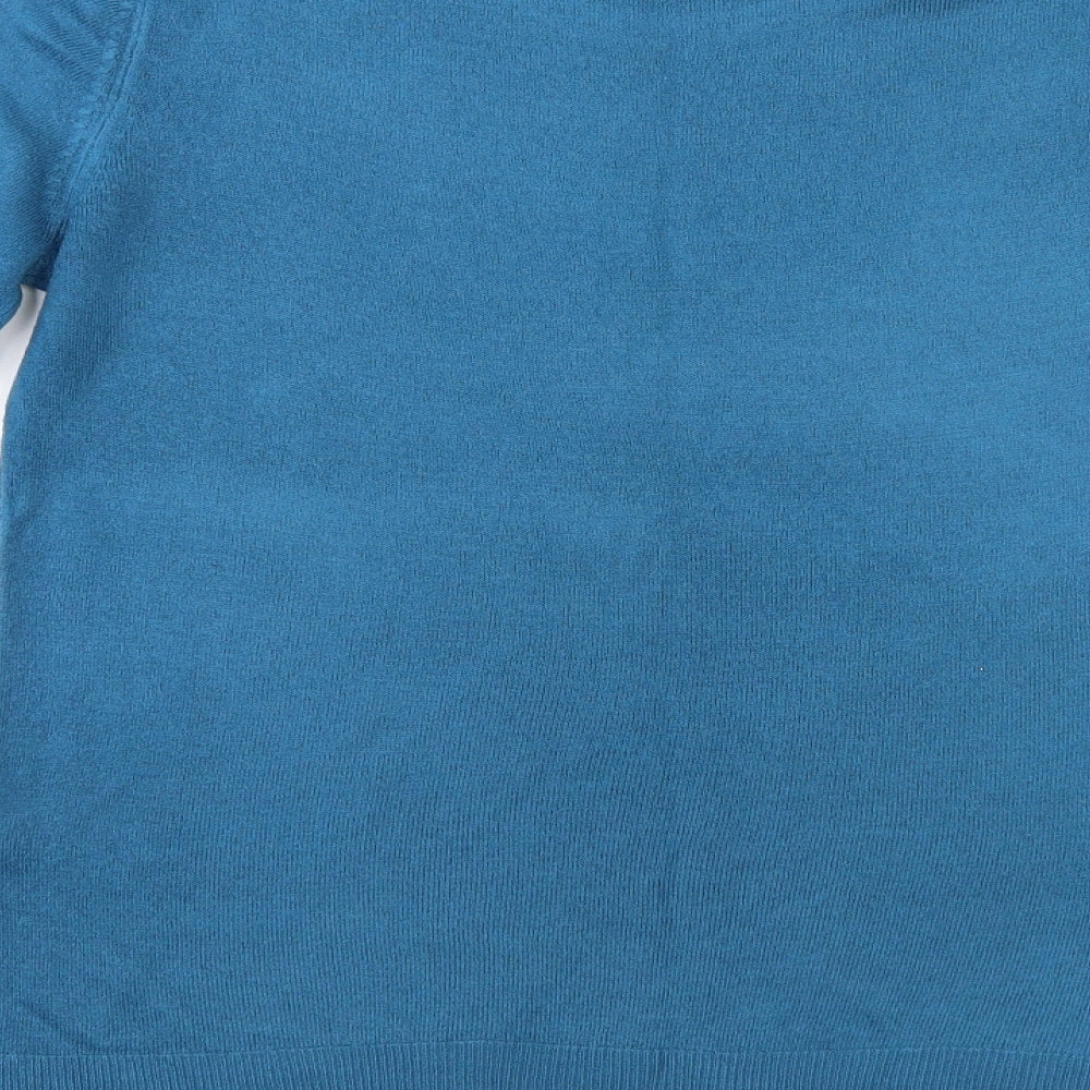 Womens UK Size 10 Very Blue Pullover Jumper