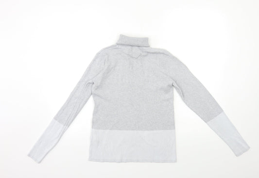 Debenhams Womens Grey Knit Pullover Jumper Size 10