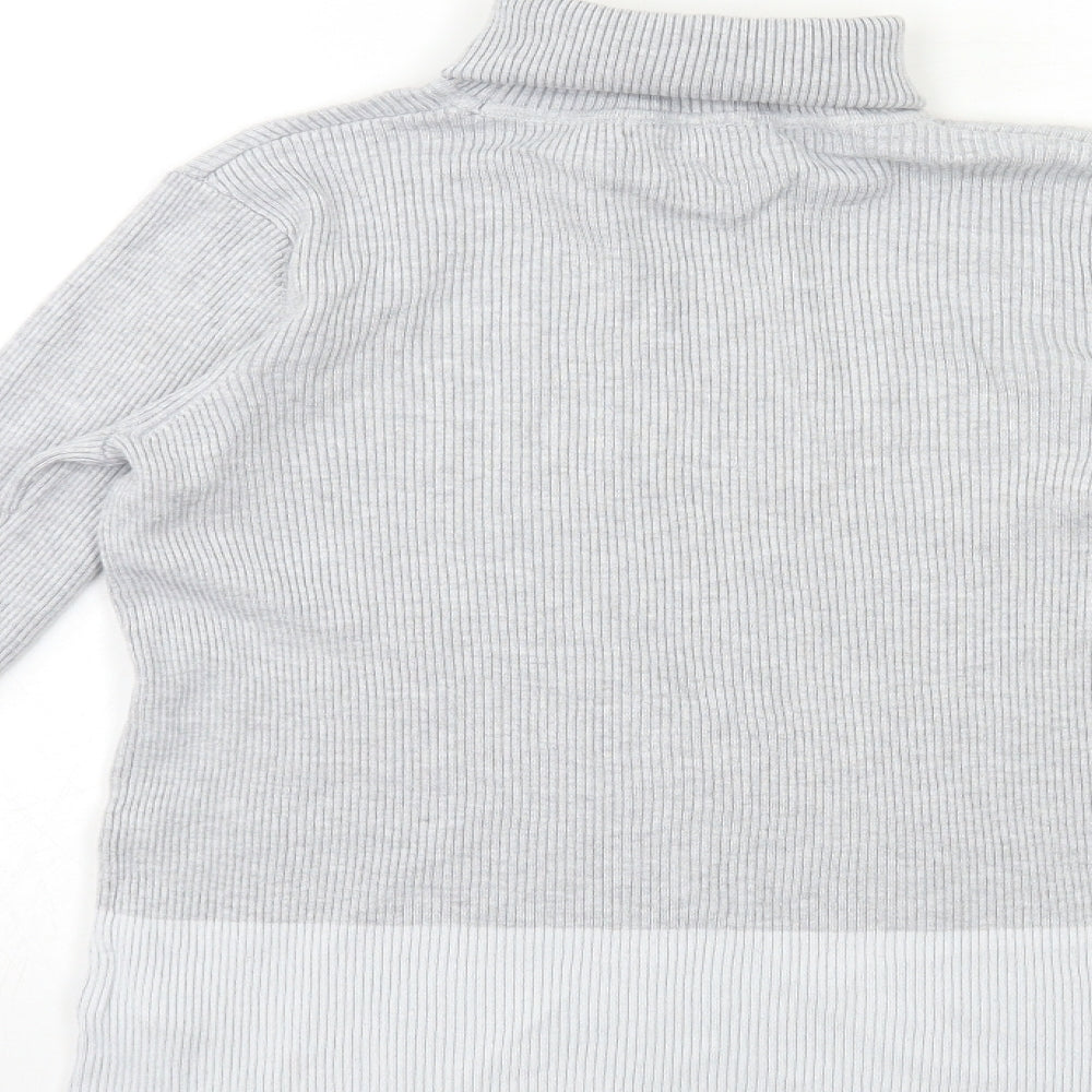 Debenhams Womens Grey Knit Pullover Jumper Size 10