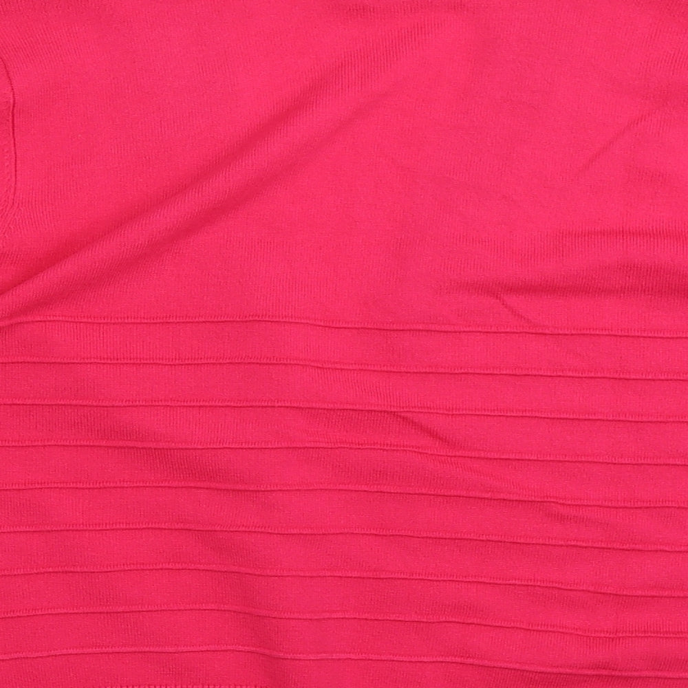 Womens UK Size 12 Soon Pink Cardigan Jumper