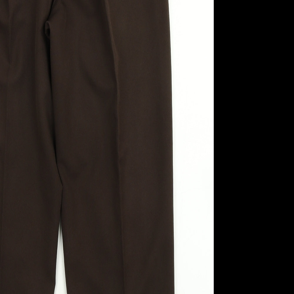 Bm Womens Brown Dress Pants Trousers Size 16 L26 in