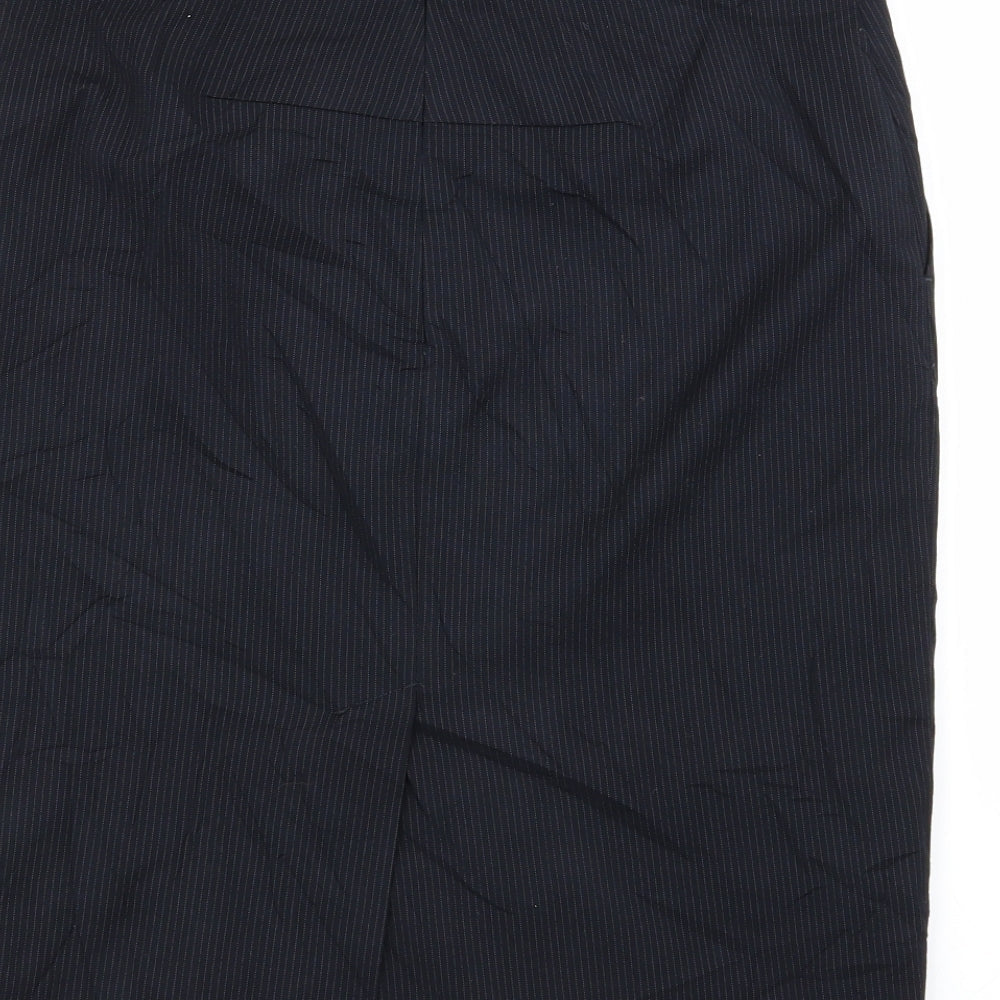 NEXT Womens Blue Striped A-Line Skirt Size 10