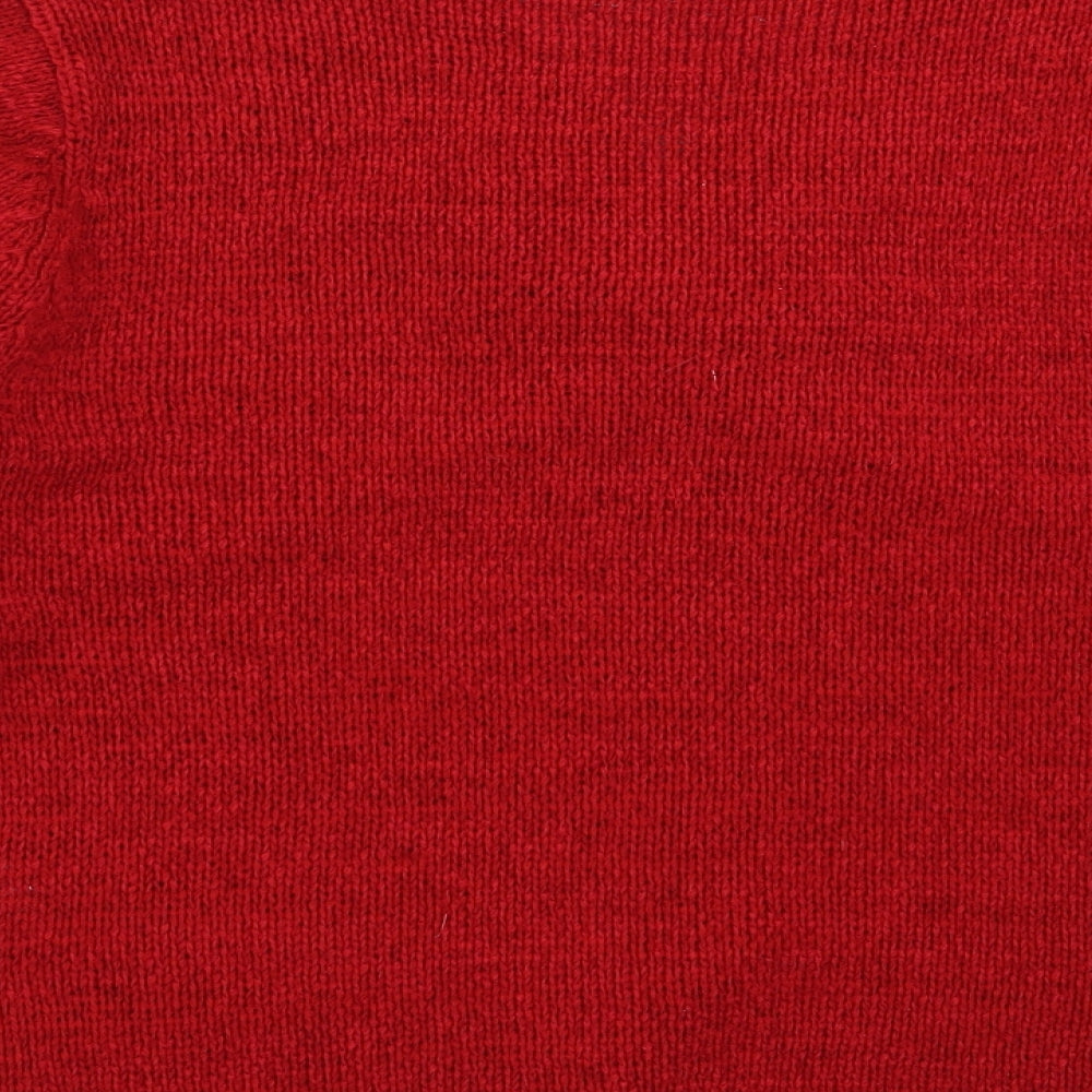 Womens UK Size M ann marie Red Pullover Jumper