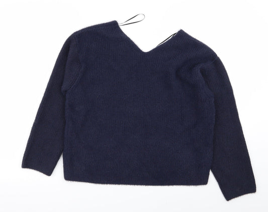 Womens UK Size S H&M Blue Pullover Jumper