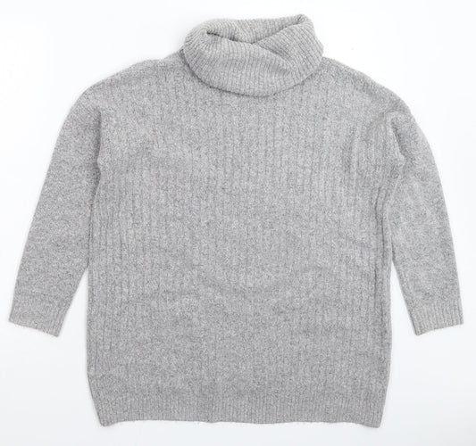 Womens UK Size 8 Marks and Spencer Grey Pullover Jumper
