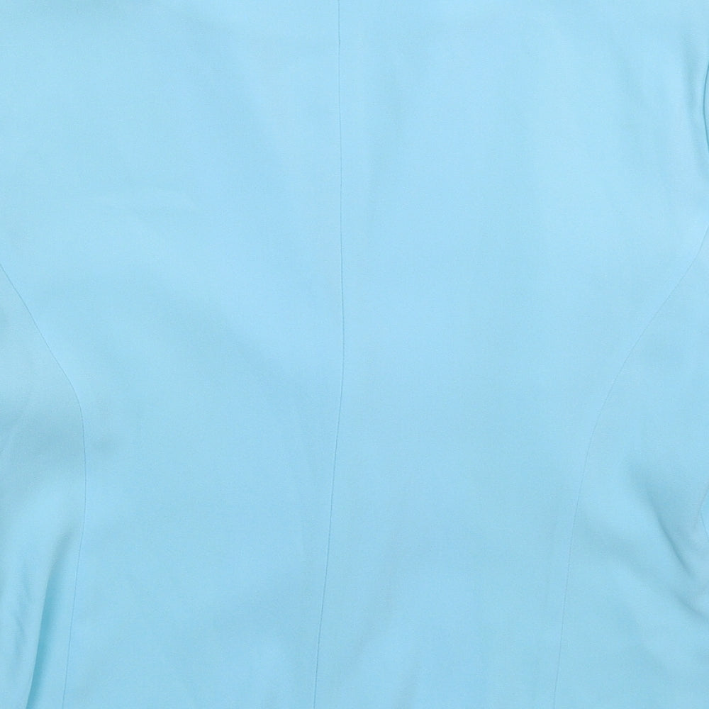 Womens UK Size 12 Libra Regular Blue Suit Jacket