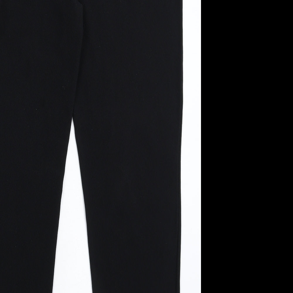 Womens UK Size 40 in Preworn Regular Fit Black Trousers