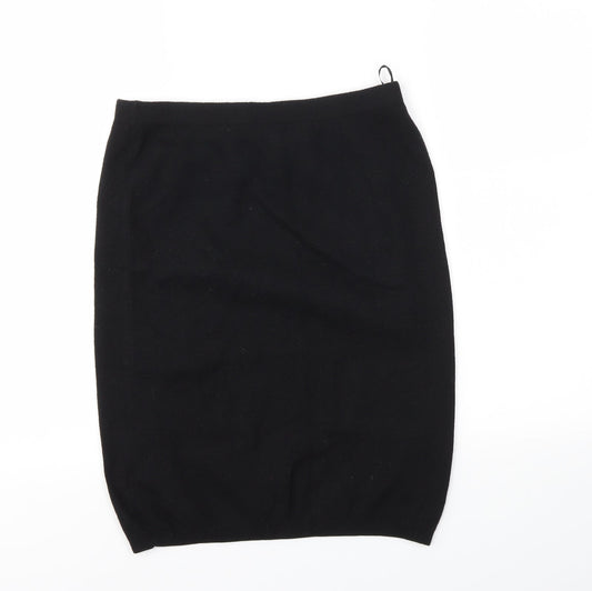 NEXT Womens Black   A-Line Skirt Size 12  - stretch waistband