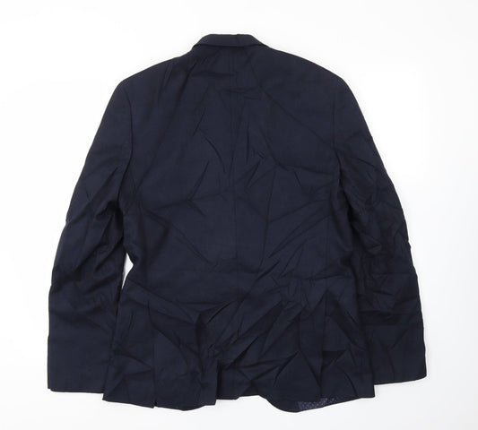 Ceader wood state Mens Blue Jacket Blazer Size 40