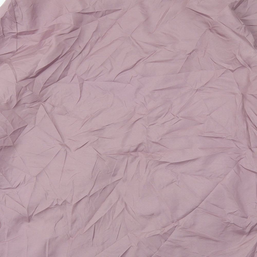 ann de lancay Womens Purple Jacket Coat Size M