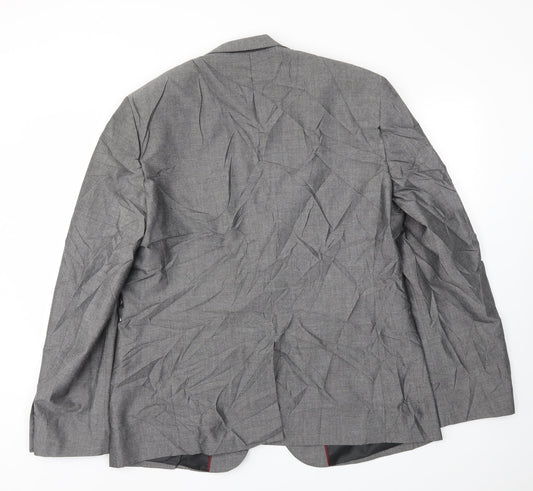 Mens UK Size 44 NEW LOOK Regular Grey Suit Jacket