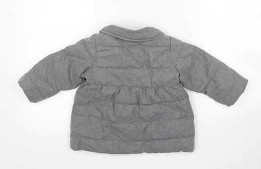 Gap Boys Grey Puffer Jacket Coat Size 18 Months