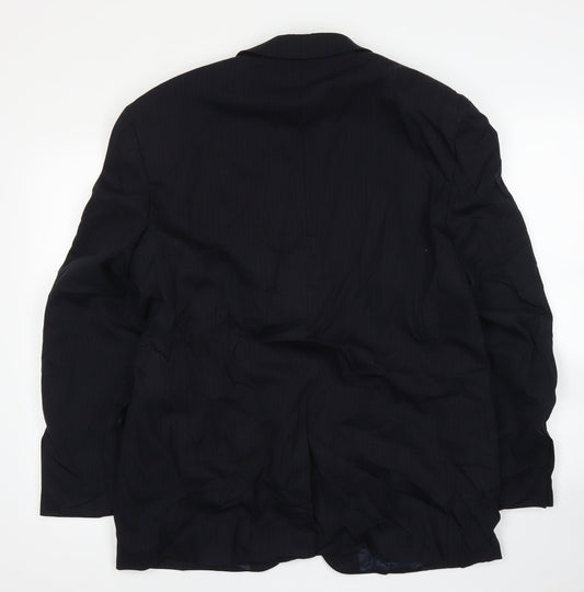 Mens UK Size 44 Burton Regular Black Suit Jacket