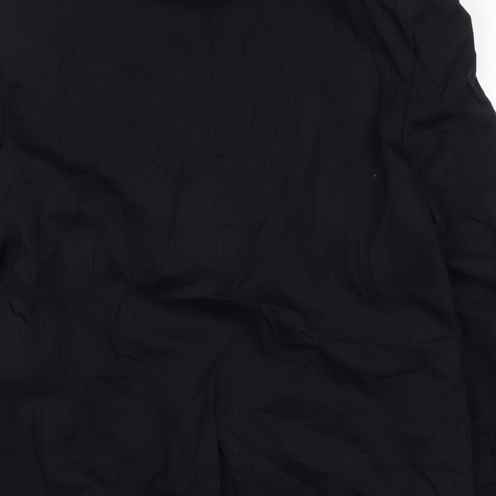 Mens UK Size 44 Burton Regular Black Suit Jacket
