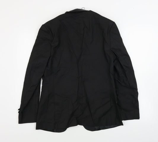 Mens UK Size 38 Marks and Spencer Regular Black Suit Jacket