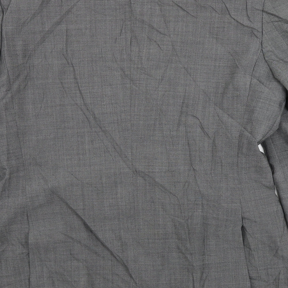 Mens UK Size 38 Jack reid Regular Grey Suit Jacket