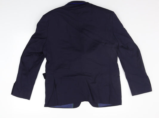 Marks and Spencer Womens Blue   Jacket Blazer Size S  - 40 INCH