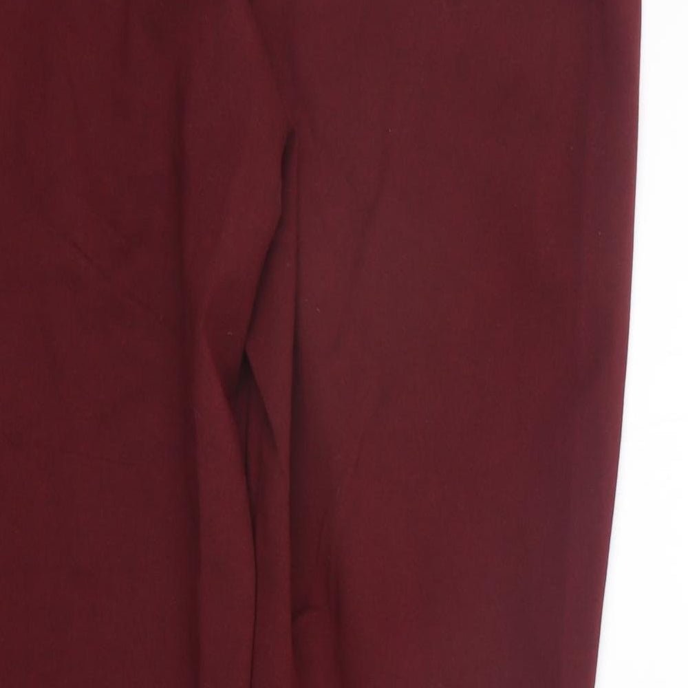 Studio Womens Red Trousers Size 18 L25 in