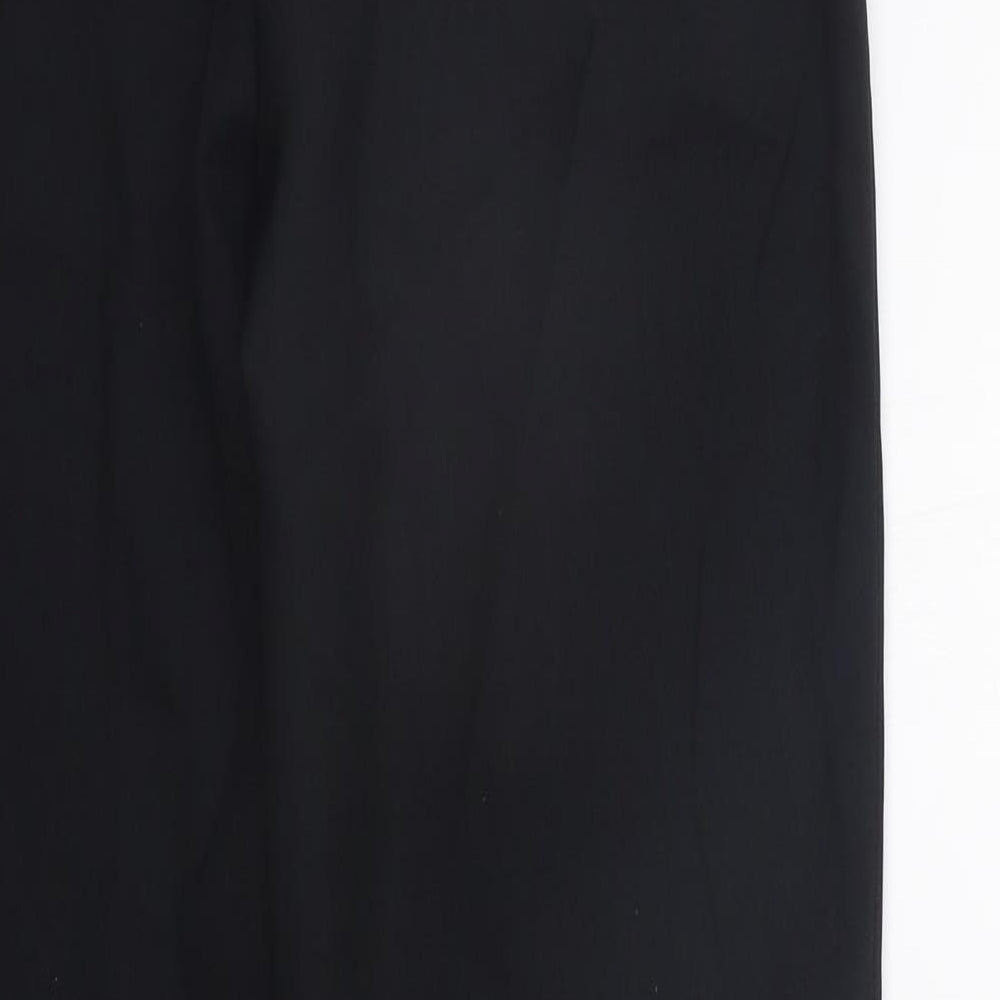 Womens UK Size 8 Marks and Spencer Regular Fit Black Trousers