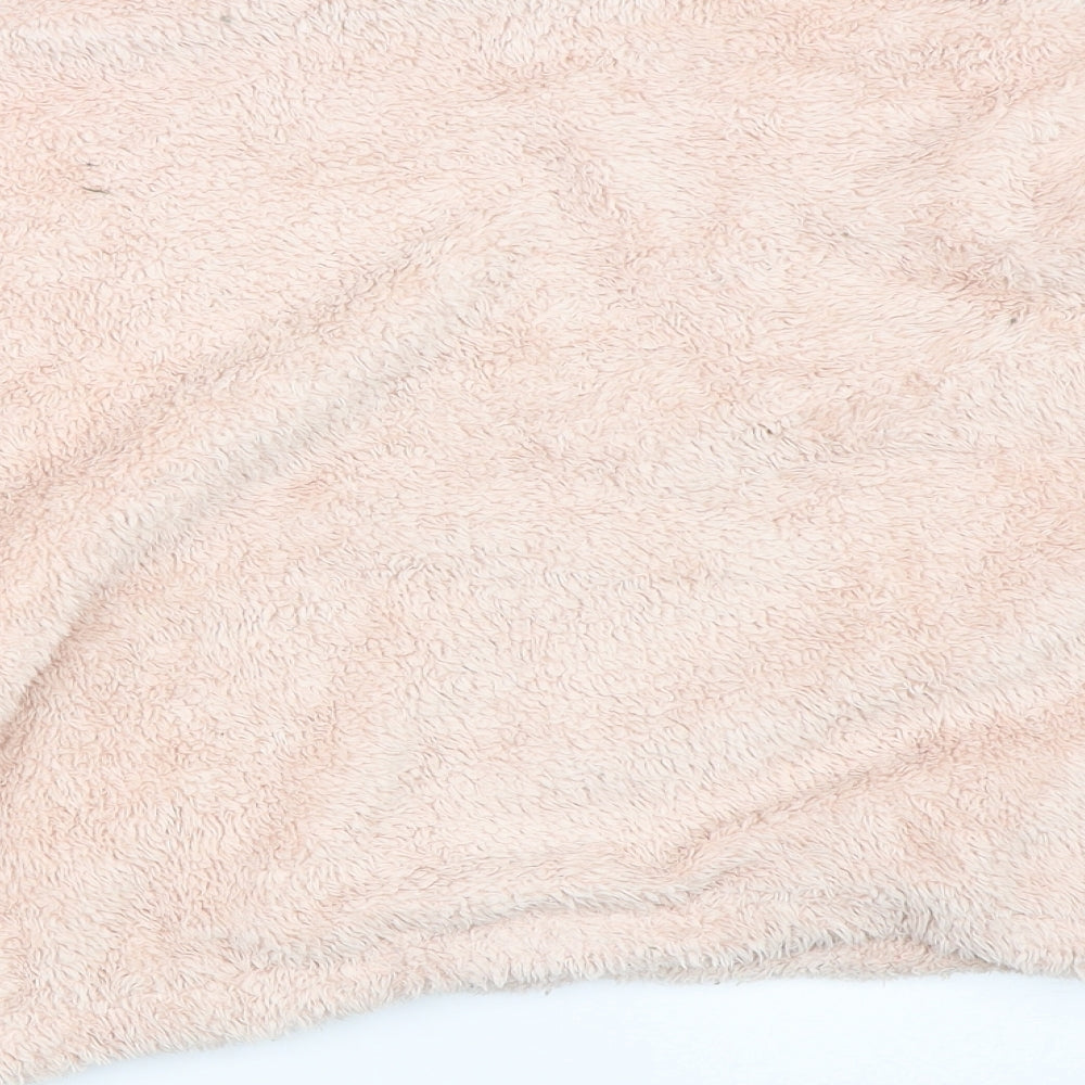 H&M Womens Pink Henley Sweatshirt Size S