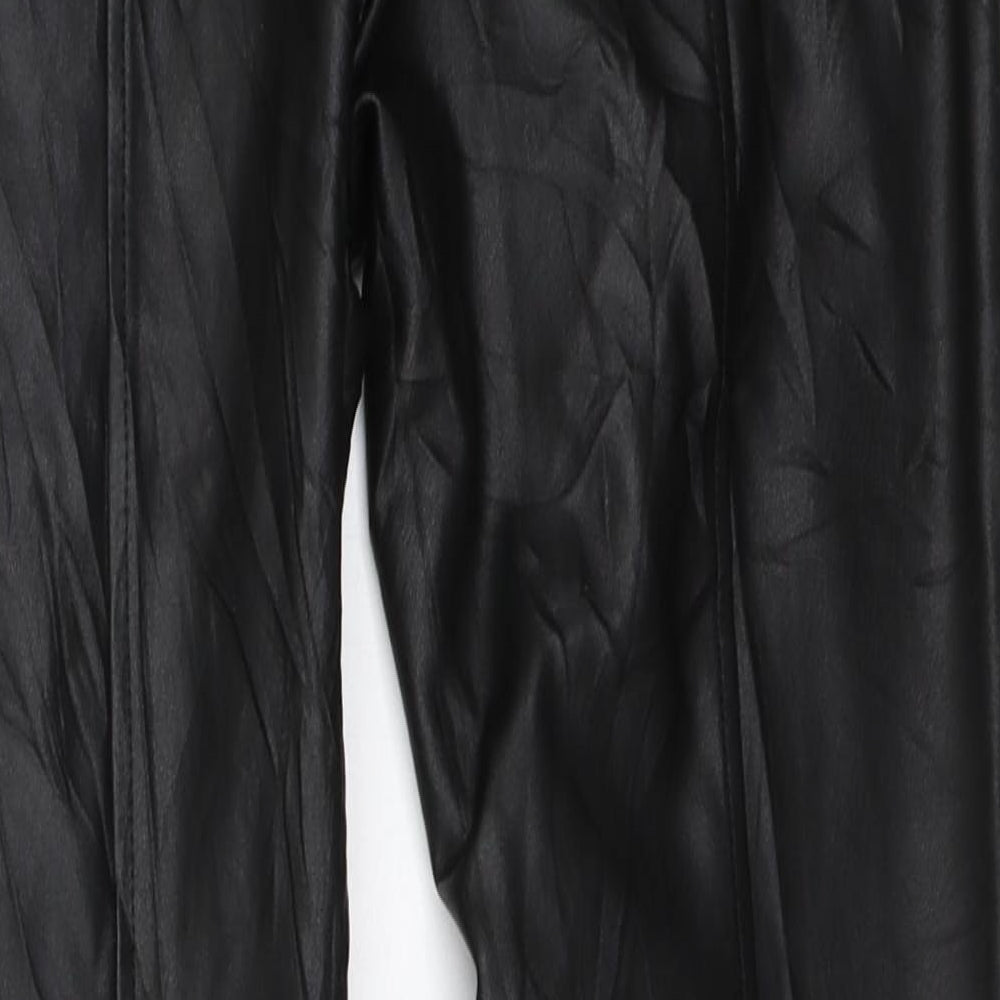 New Look Womens Black Capri Trousers Size 10 L28 in