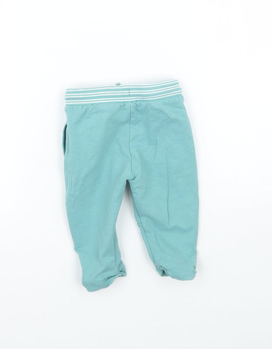 Marks and Spencer Baby Blue Sweatpants Trousers Size 3-6 Months