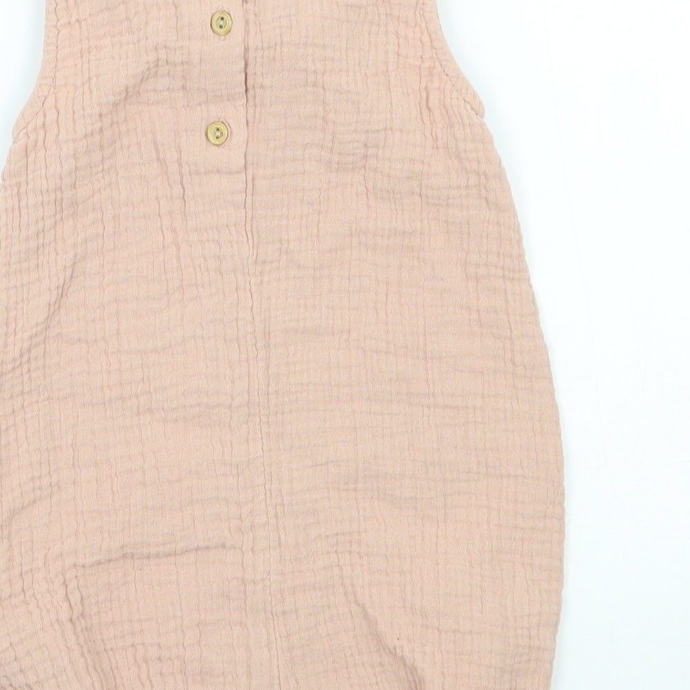 H&M Girls Pink Babygrow One-Piece Size 6-9 Months
