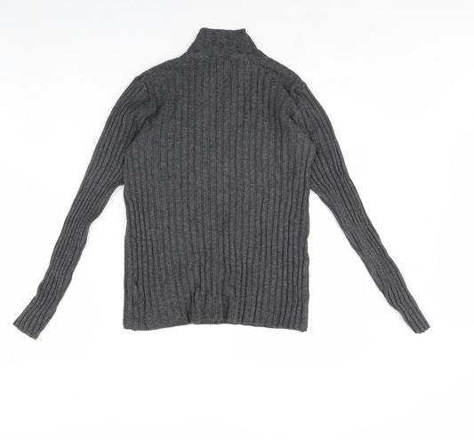 Womens UK Size 10 Papaya Grey Pullover Jumper