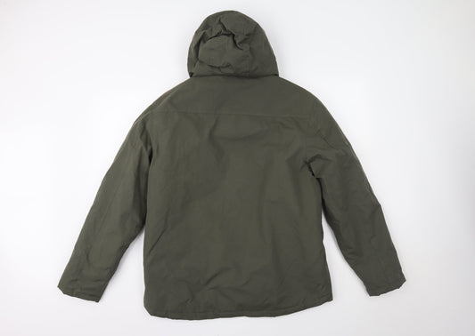 Cherokee Womens Green Overcoat Coat Size M