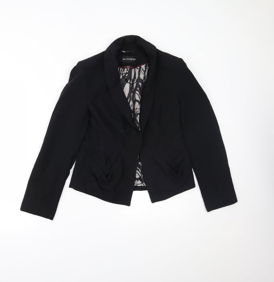 Womens UK Size 10 Marks and Spencer Black Gilet