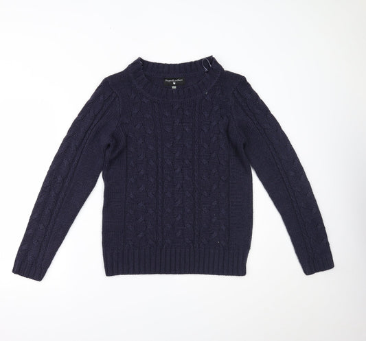 Womens UK Size M Originals Knitwear Blue Pullover Jumper