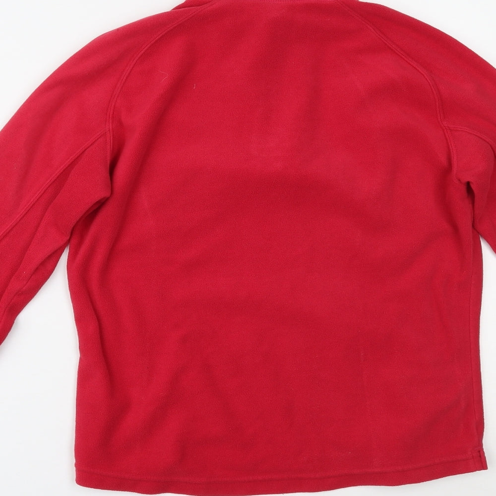 Womens UK Size M DECATHLON Pink Henley Jumper