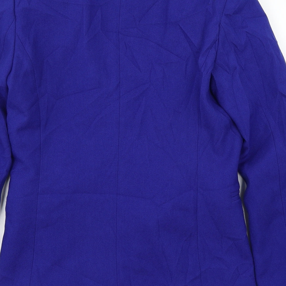 Orlay Womens Blue Jacket Blazer Size S