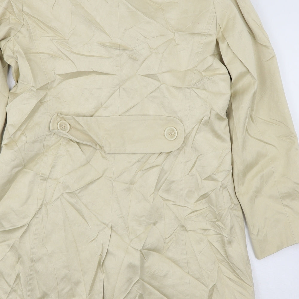 Womens UK Size 16 Marks and Spencer Ivory Overcoat