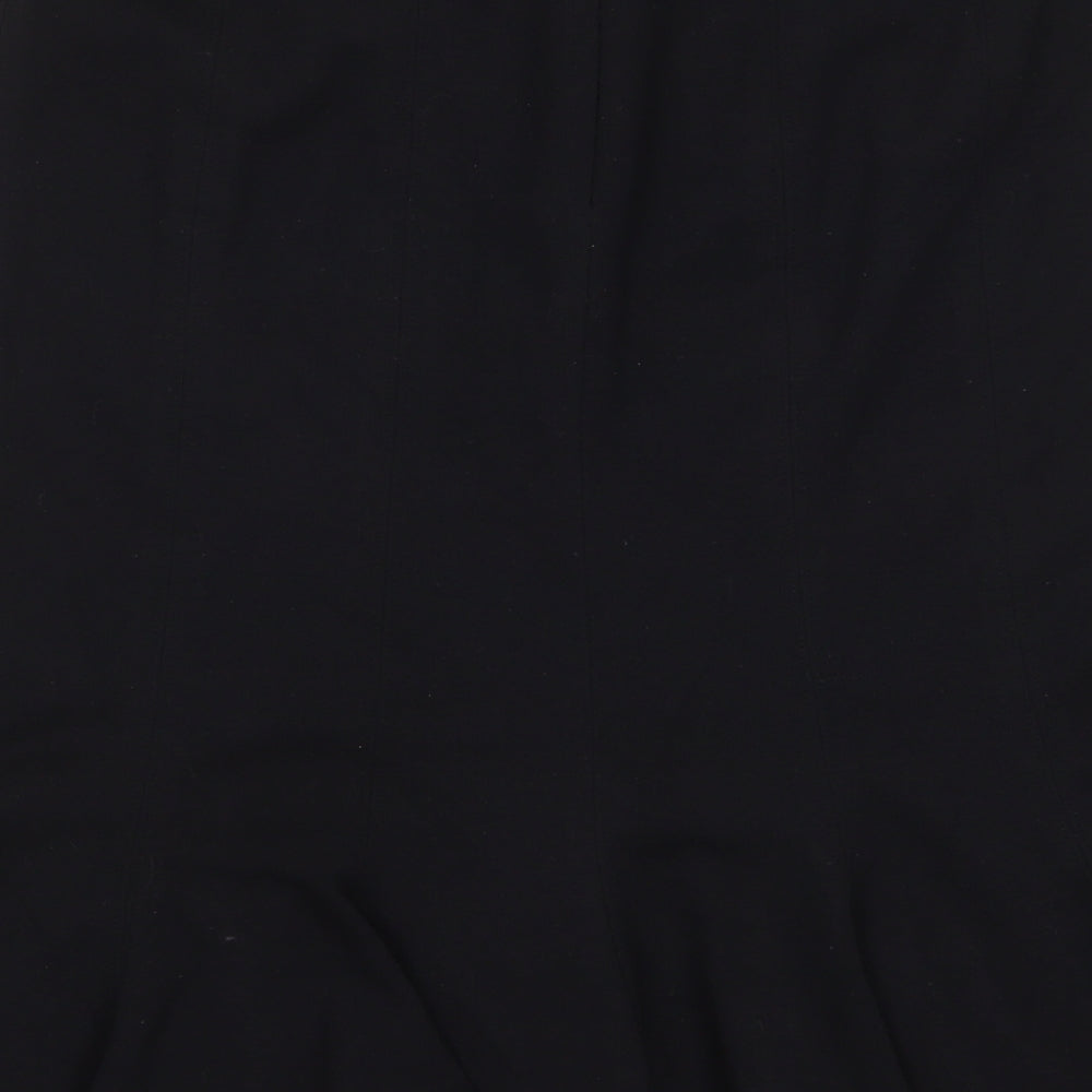 Minuet Womens Black Trumpet Skirt Size 10