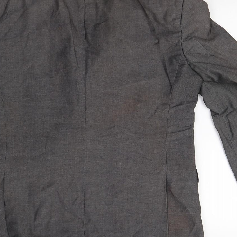 F&F Mens Grey   Jacket Suit Jacket Size 38
