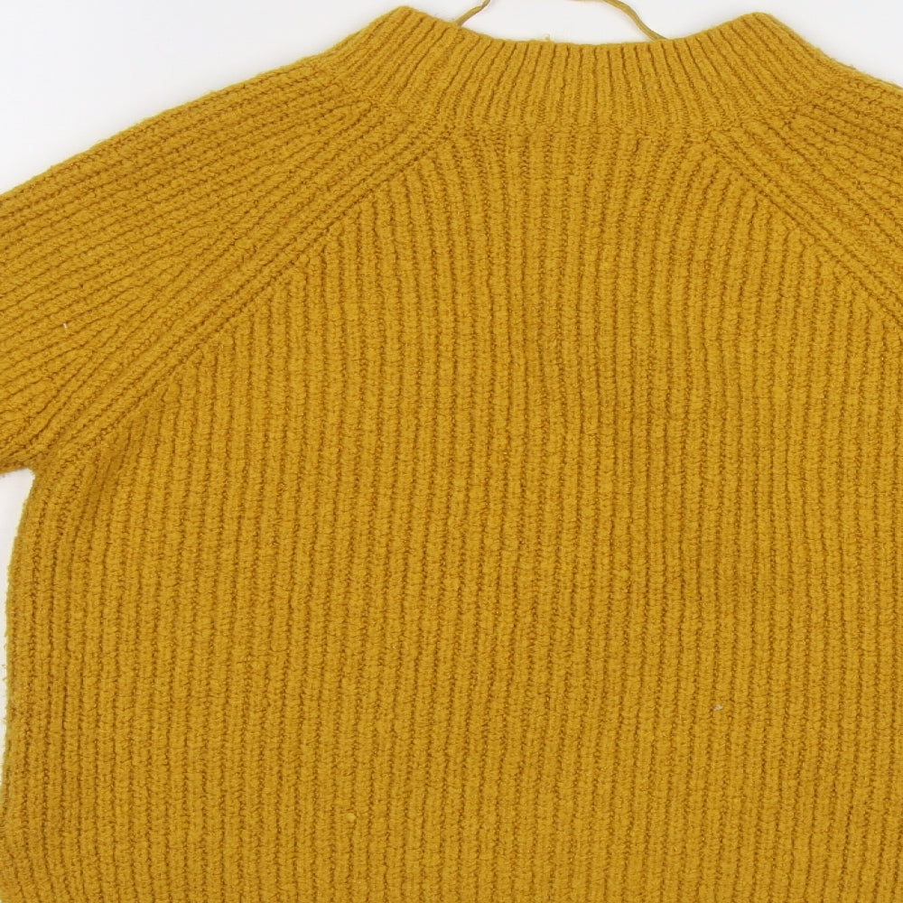 Primark Womens Yellow Pullover Jumper Size S