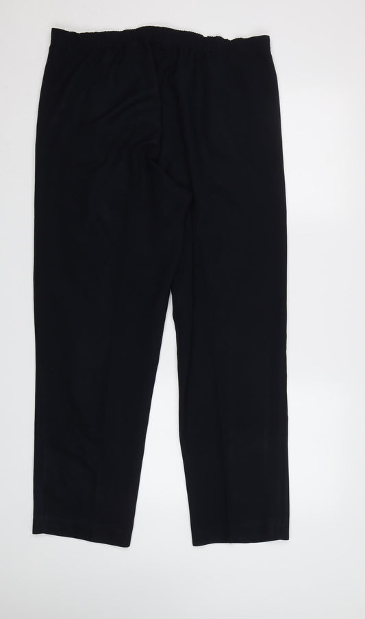 BM Womens Blue Rain Trousers Trousers Size 12 L28 in - Elastic Waist Band