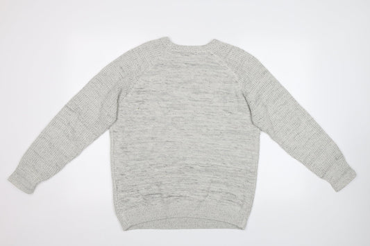 Cedar Wood State Mens Grey Pullover Jumper Size S