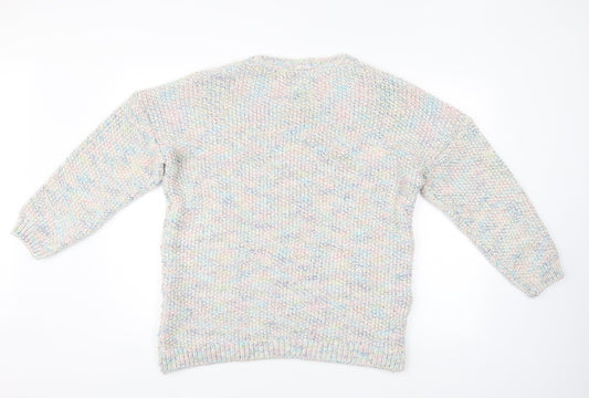 Indigo Womens Multicoloured Argyle/Diamond Pullover Jumper