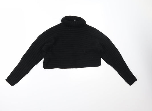 New Look Girls Black Pullover Jumper Size 10-11 Years