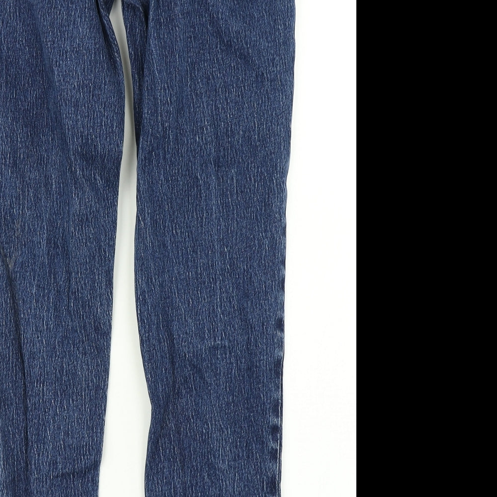 Joie de vivre Womens Blue Denim Skinny Jeans Size 14 L27 in