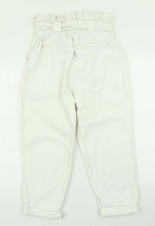 River Island Womens White  Denim Straight Jeans Size 10 L20 in - Paper