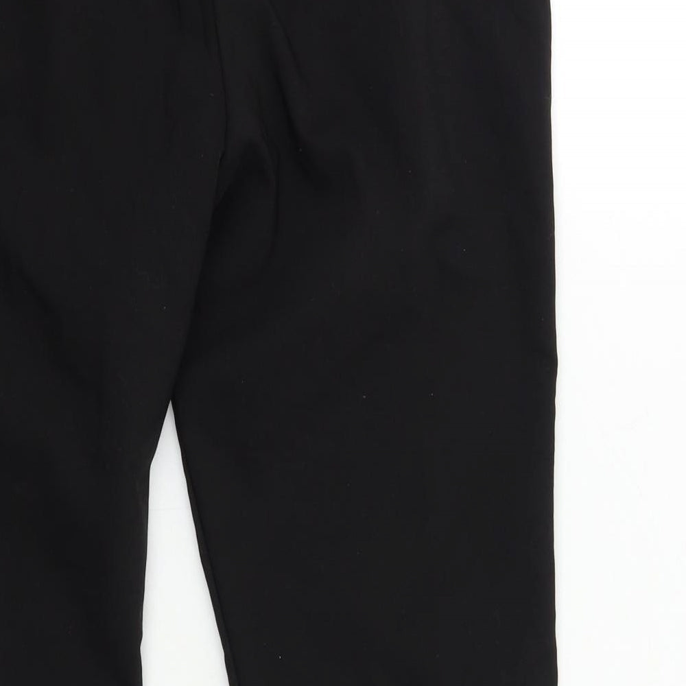 Womens UK Size 12 H&M Regular Fit Black Trousers