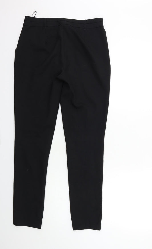 New Look Womens Black Trousers Size 10 L30 in