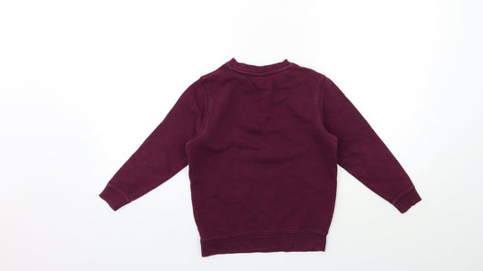 TU Boys Purple Pullover Sweatshirt Size 5 Years