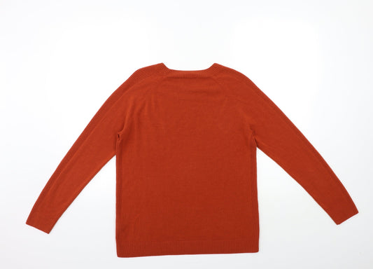 TU Womens Brown Knit Pullover Jumper Size 16